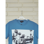 T-shirt Ανδρικό Μπλε 4395-BE